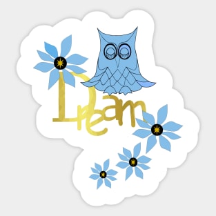 Dreamer Owl Sticker